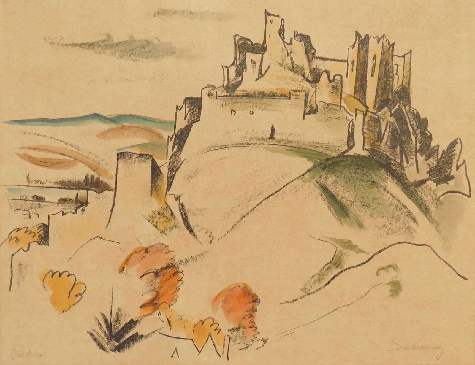 Frieda Salvendy lithograph (1 of 4)