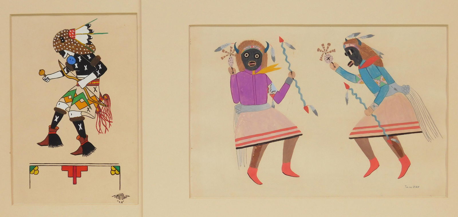 2 American Indian works on paper (1 of 7)