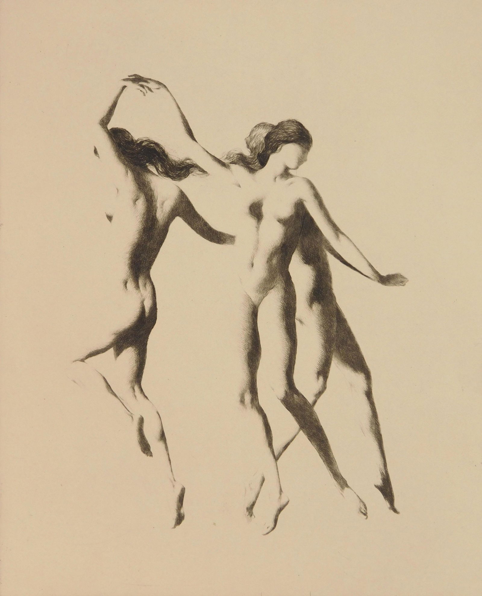 Warren Davis etching (1 of 4)