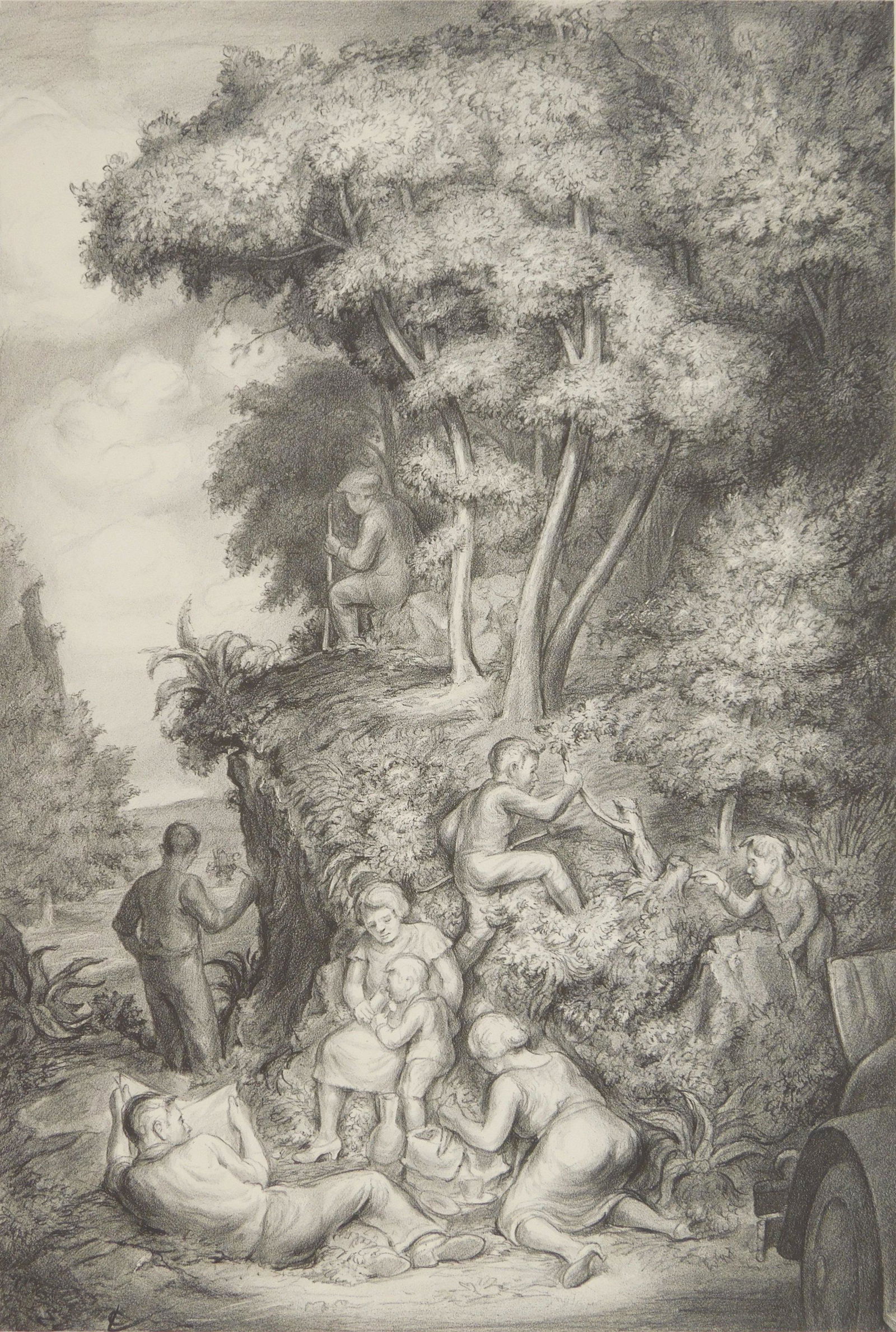 Charles Locke lithograph (1 of 5)