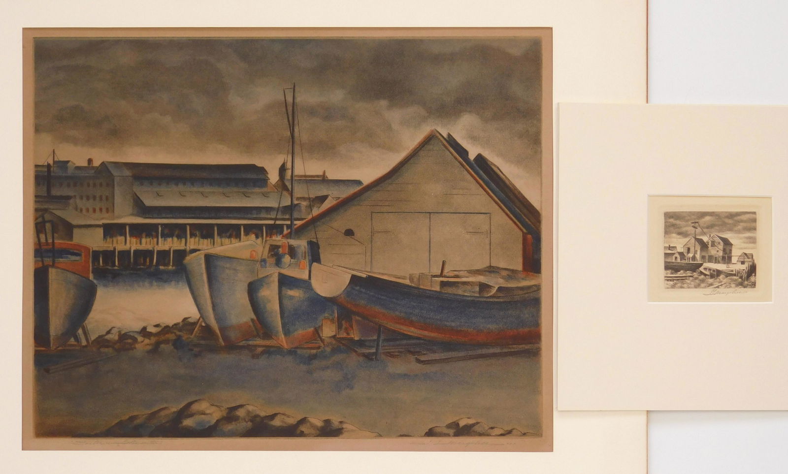 2 Samuel Margolies etchings (1 of 7)