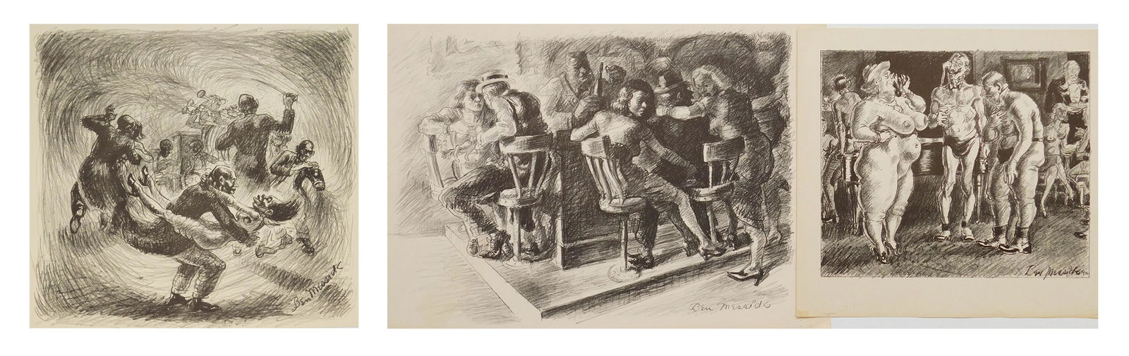 3 Ben Messick lithographs (1 of 6)