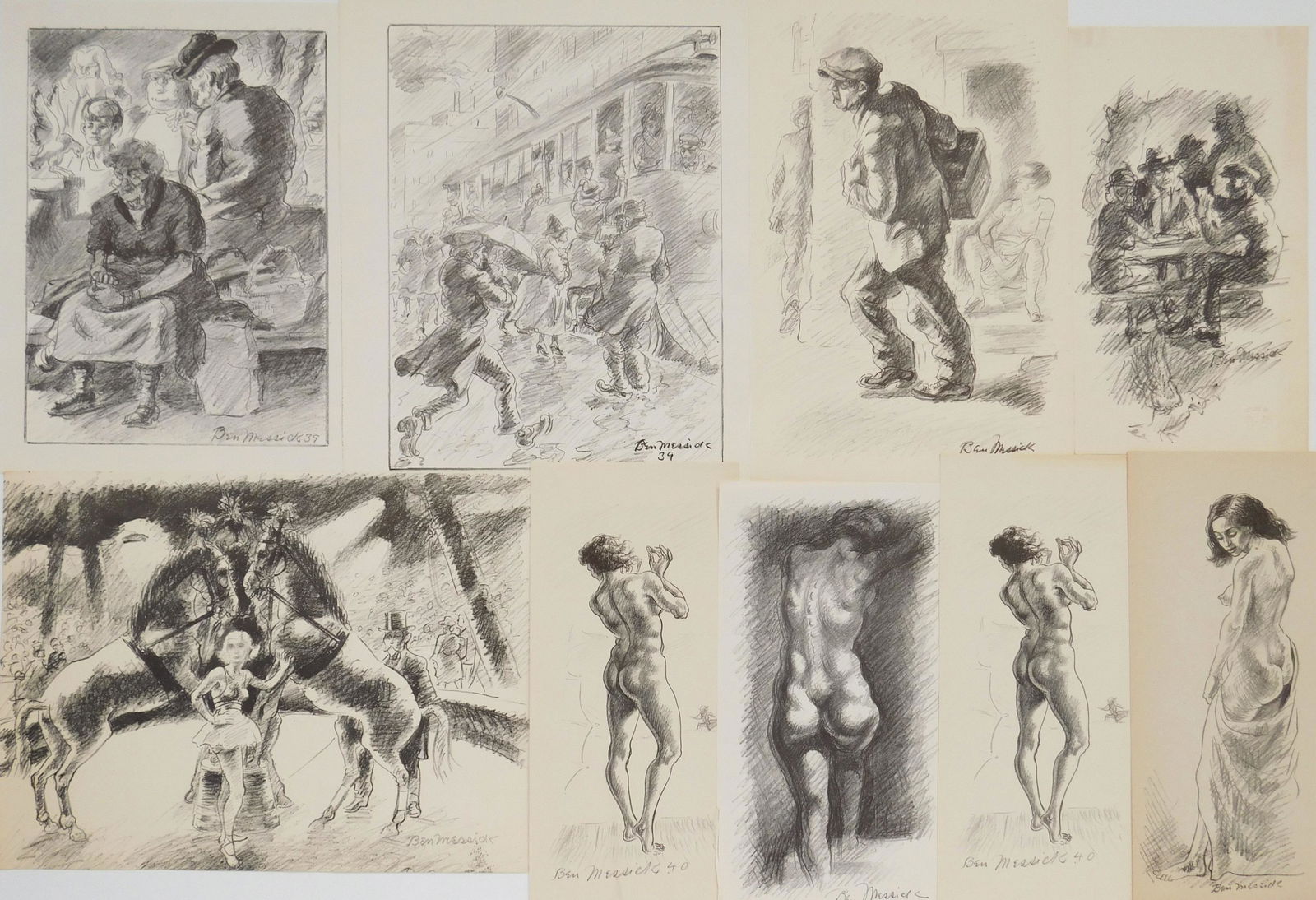 9 Ben Messick lithographs (1 of 6)