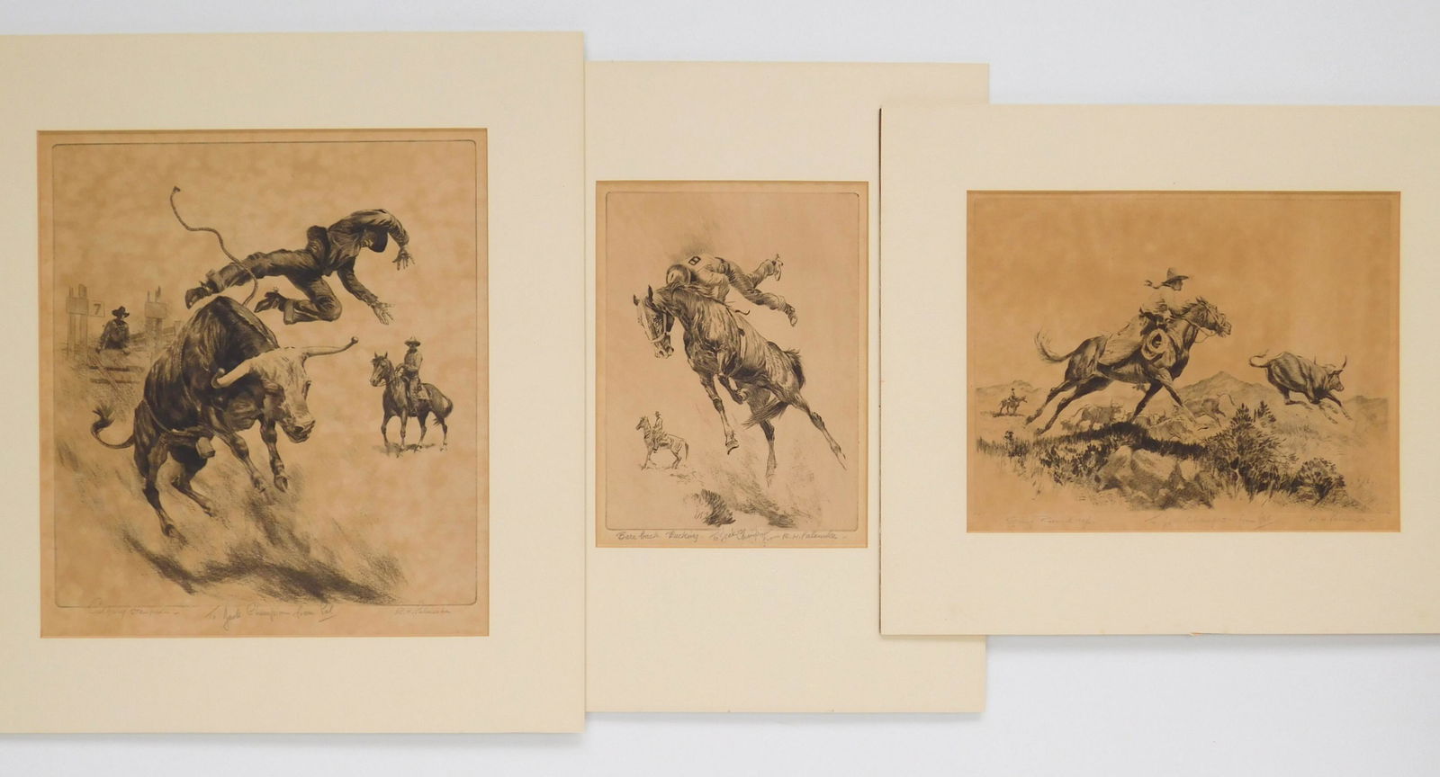 3 Reinhold Palenske etchings (1 of 5)