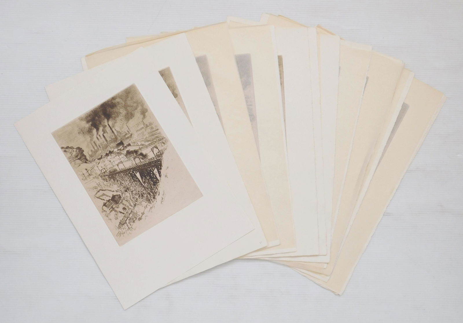 24 Joseph Pennell etchings (1 of 2)