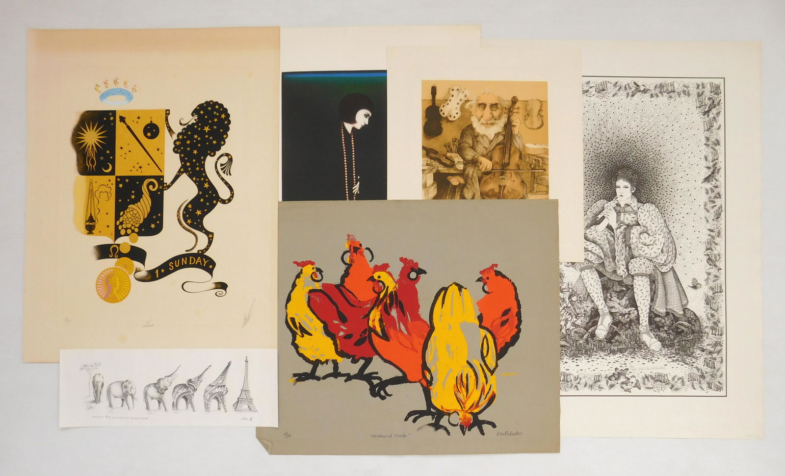 6 Contemporary prints (1 of 6)