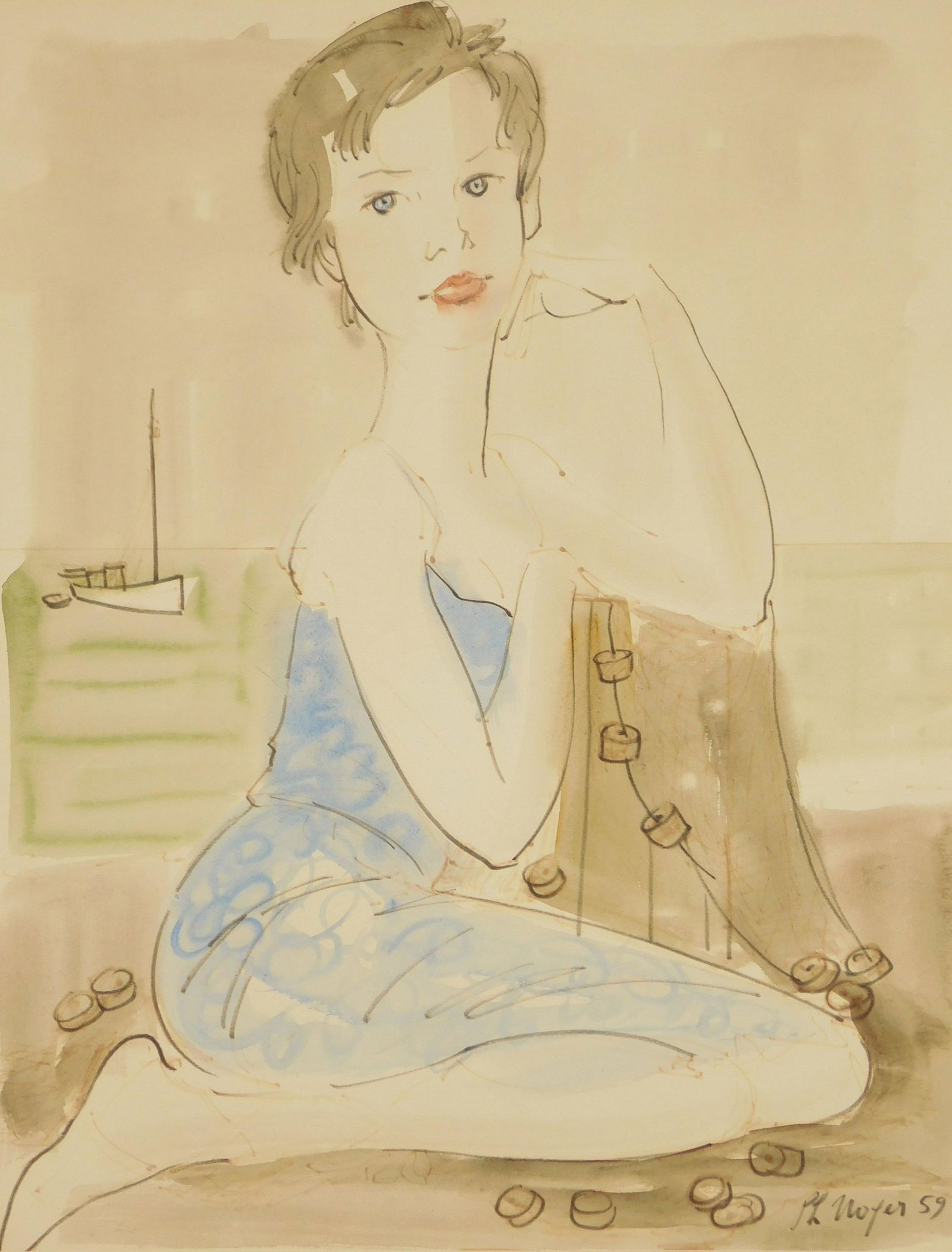 Philippe Noyer watercolor and fibertip pen (1 of 4)