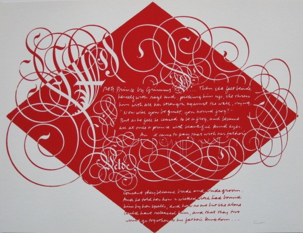 Sister Corita Kent silkscreen: Sister Corita Kent- ''f is for frog prince''- silkscreen in colors, 1968, signed in pencil. 17 x 22 1/2''