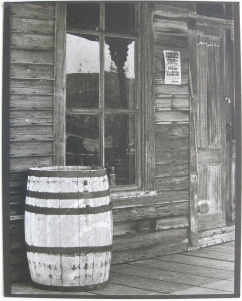 Richard Orwig photograph: Richard Orwig- ''Old Saloon''- photograph, signed and titled in pencil on the mount, good condition. 19 1/2 x 15''