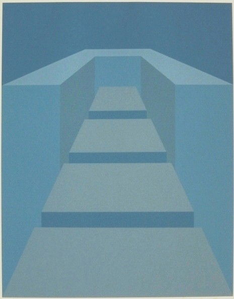 Marko Spalatin silkscreen: Marko Spalatin- ''No. 20''- silkscreen in colors, signed, titled and numbered 7/15 in pencil, slightly light struck. 13 1/2 x 17''