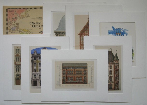after A. Von Ernst Wasmuth chromolithographs
