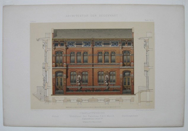 after A. Von Ernst Wasmuth chromolithographs - 2