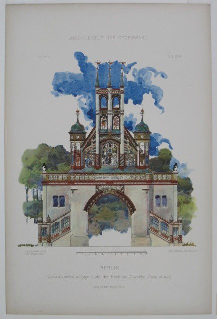 after A. Von Ernst Wasmuth chromolithographs - 6