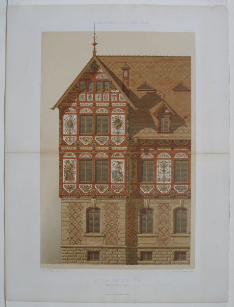 after A. Von Ernst Wasmuth chromolithographs - 7