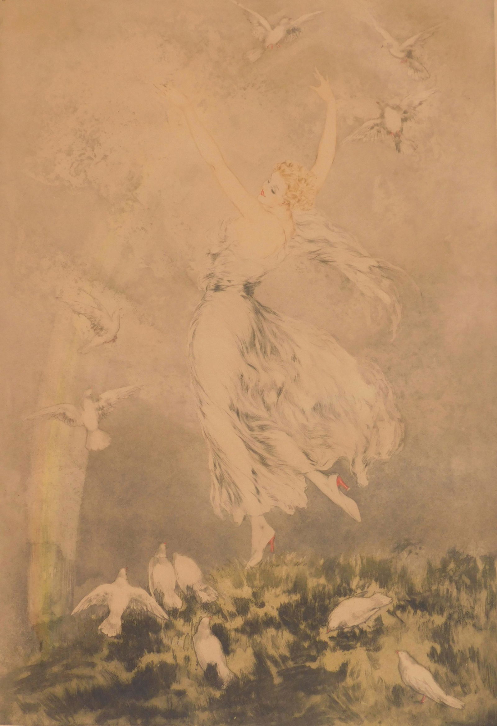 Louis Icart etching (1 of 4)