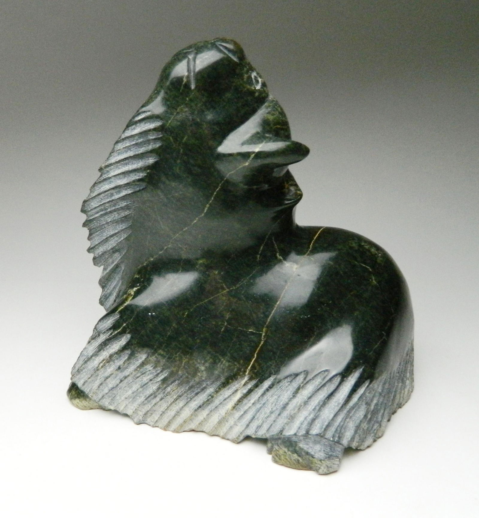 Markoosie Papigatok stone carving (1 of 5)