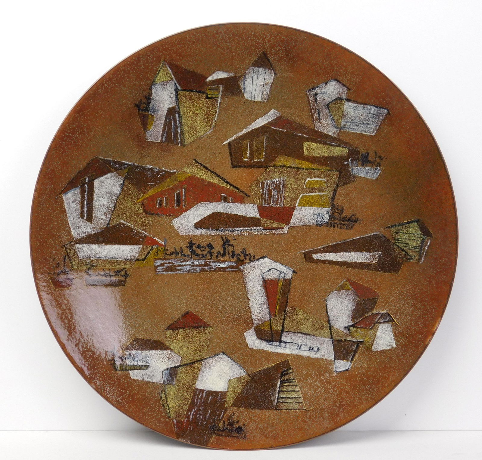Blanche Vanis copper enamel plate (1 of 3)