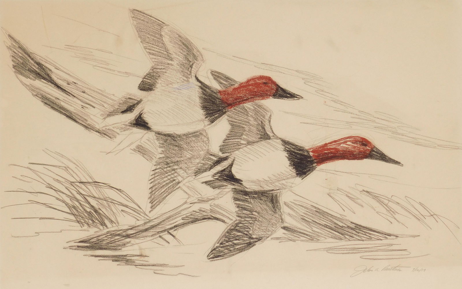 John Ruthven charcoal and conte crayon (1 of 3)