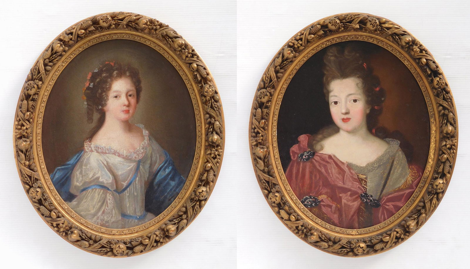 Pair of 18th c. French portraits (1 of 7)