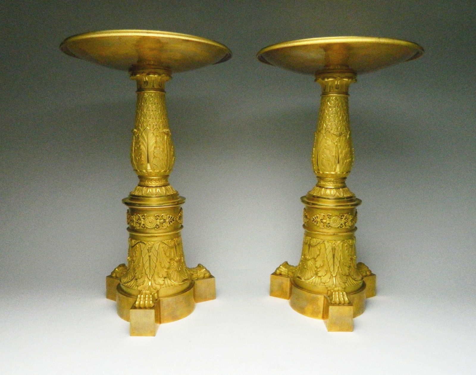 Pair of Empire Gilt bronze Thomire Tazza (1 of 8)