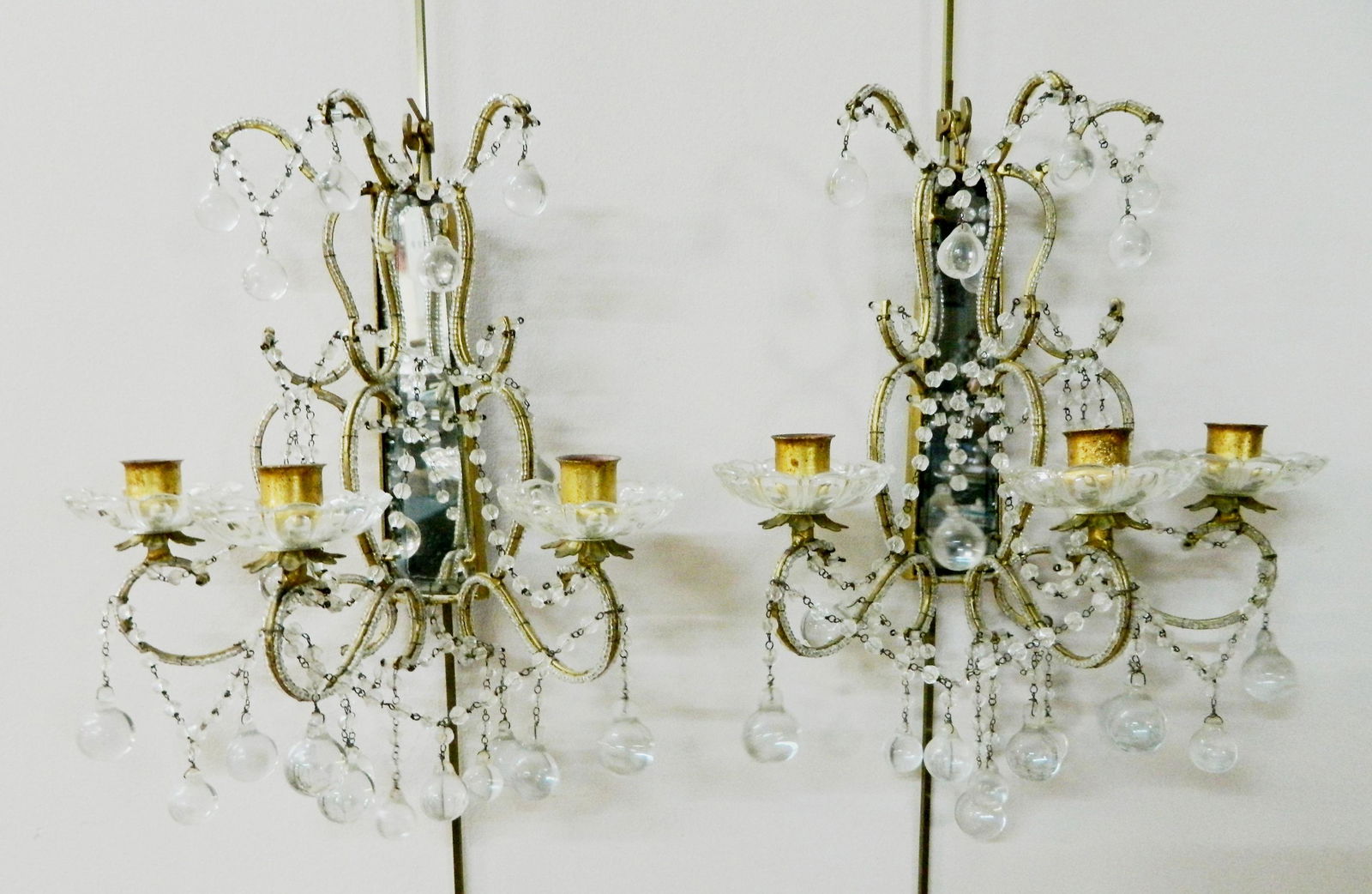 Pair of Belle Epoque style sconces (1 of 4)