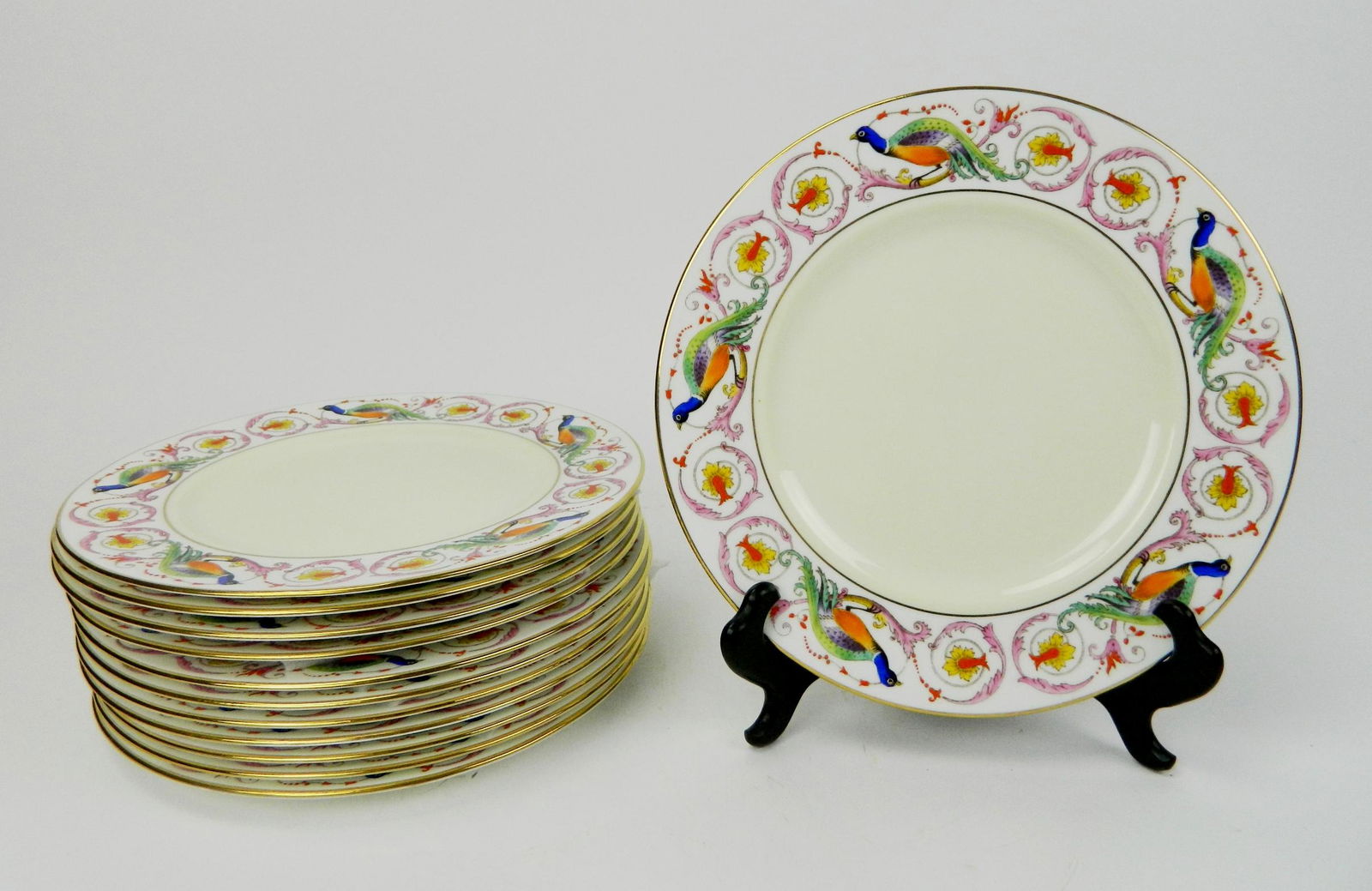 Set of 12 Cauldon china luncheon plates (1 of 2)