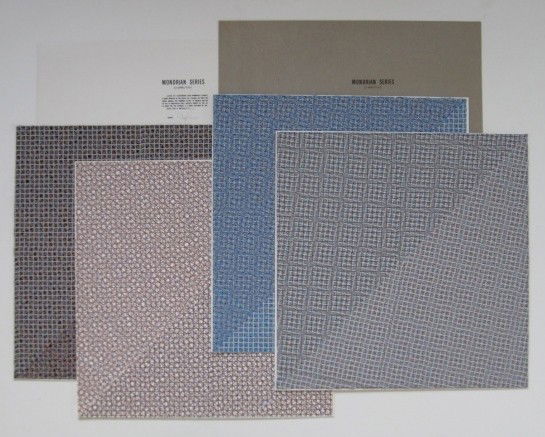 John Pearson silk-screens: John Pearson- ''Mondrian Series''- suite of 4 silk-screens in colors, 1974, signed and numbered 29 in pencil, edition of 62, very good condition. 20 1/2 x 20 1/2''