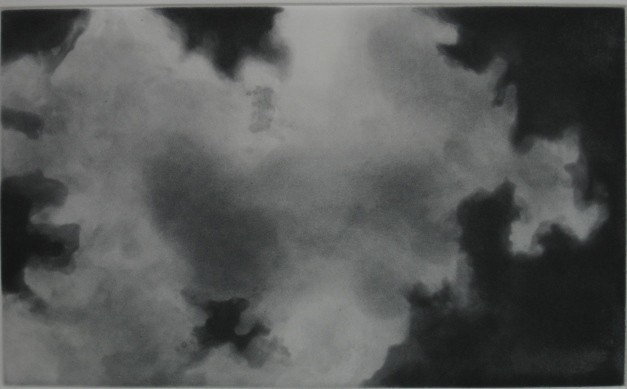 Nona Hershey aquatint: Nona Hershey- ''Impending Clouds''- spit bite aquatint, 2008, signed, titled and numbered 14/20 in pencil, very good condition. 6 7/8 x 11 3/8''