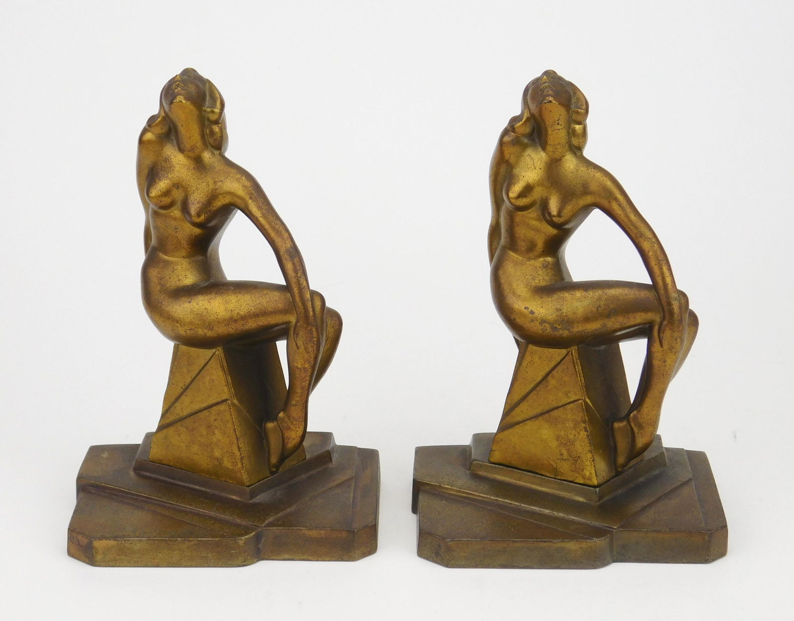 Pair of Frankart Quoizel bookends (1 of 5)