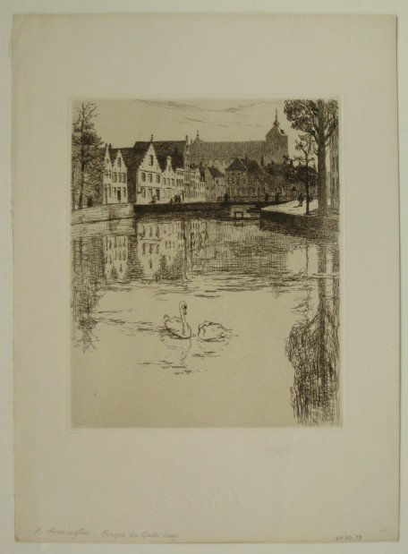 Frank Armington etching - 2