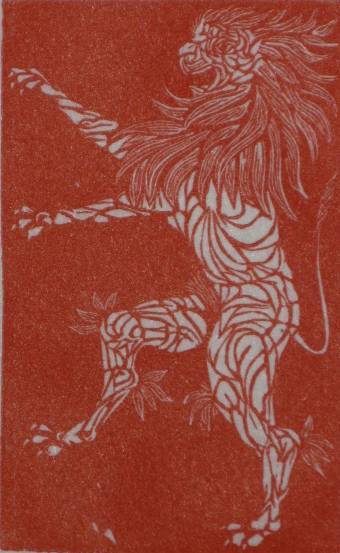 Leonard Baskin 3 wood engravings: Leonard Baskin- ''Lion'' (Fern & O'Sullivan 245); ''Boar'' (F. & O. 304); ''Stag'' (F. & O. 306)- 3 wood engravings, 1954, 1957, all signed in pencil, very good condition, various sizes.