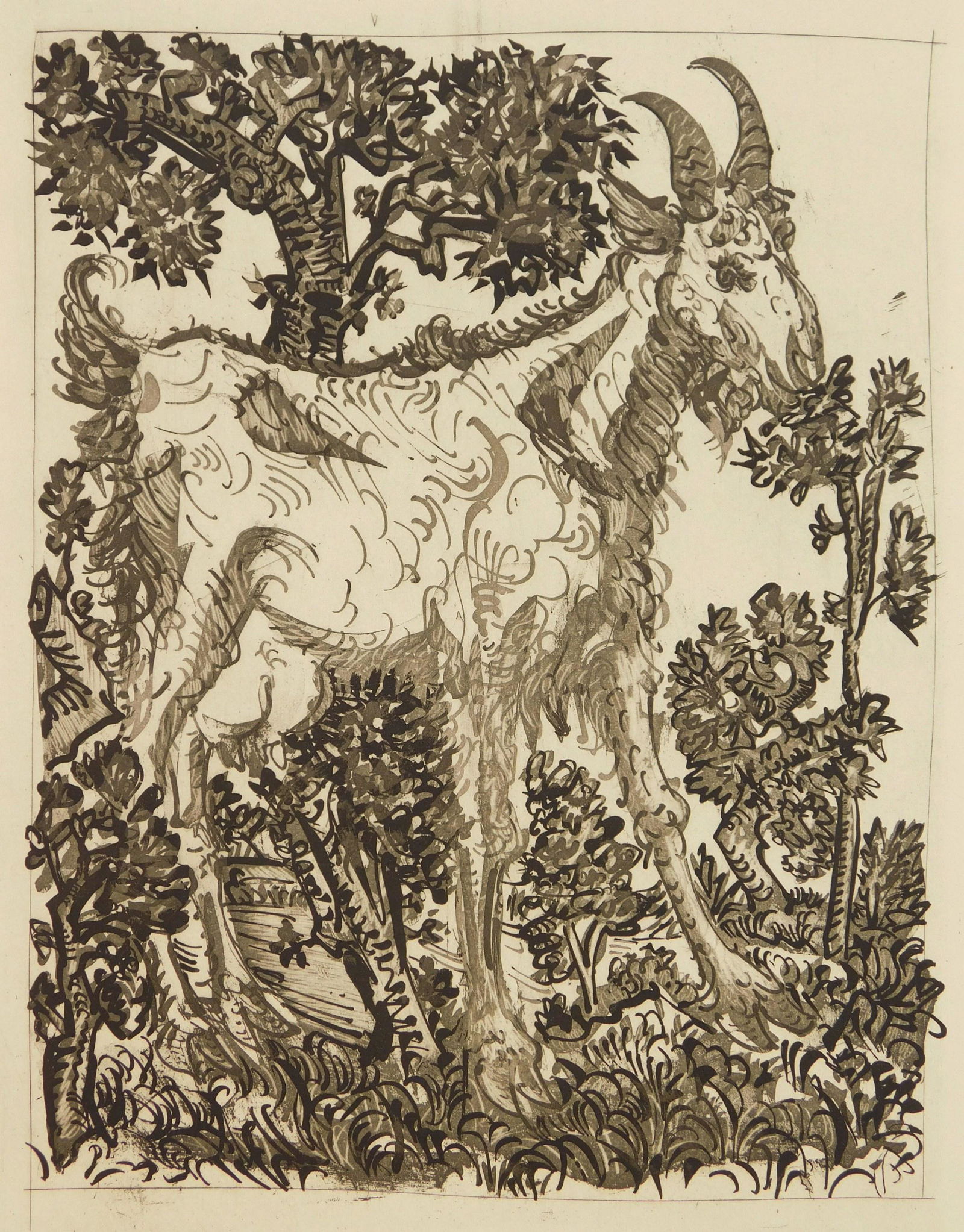 after Pablo Picasso aquatint (1 of 3)