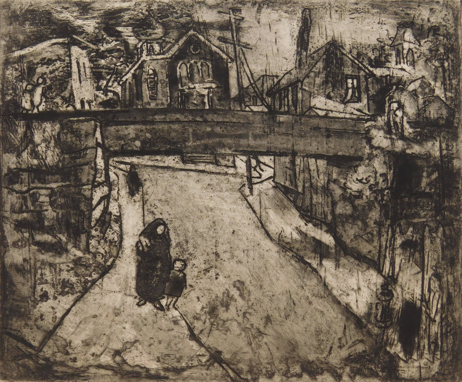 Will Barnet aquatint (1 of 4)