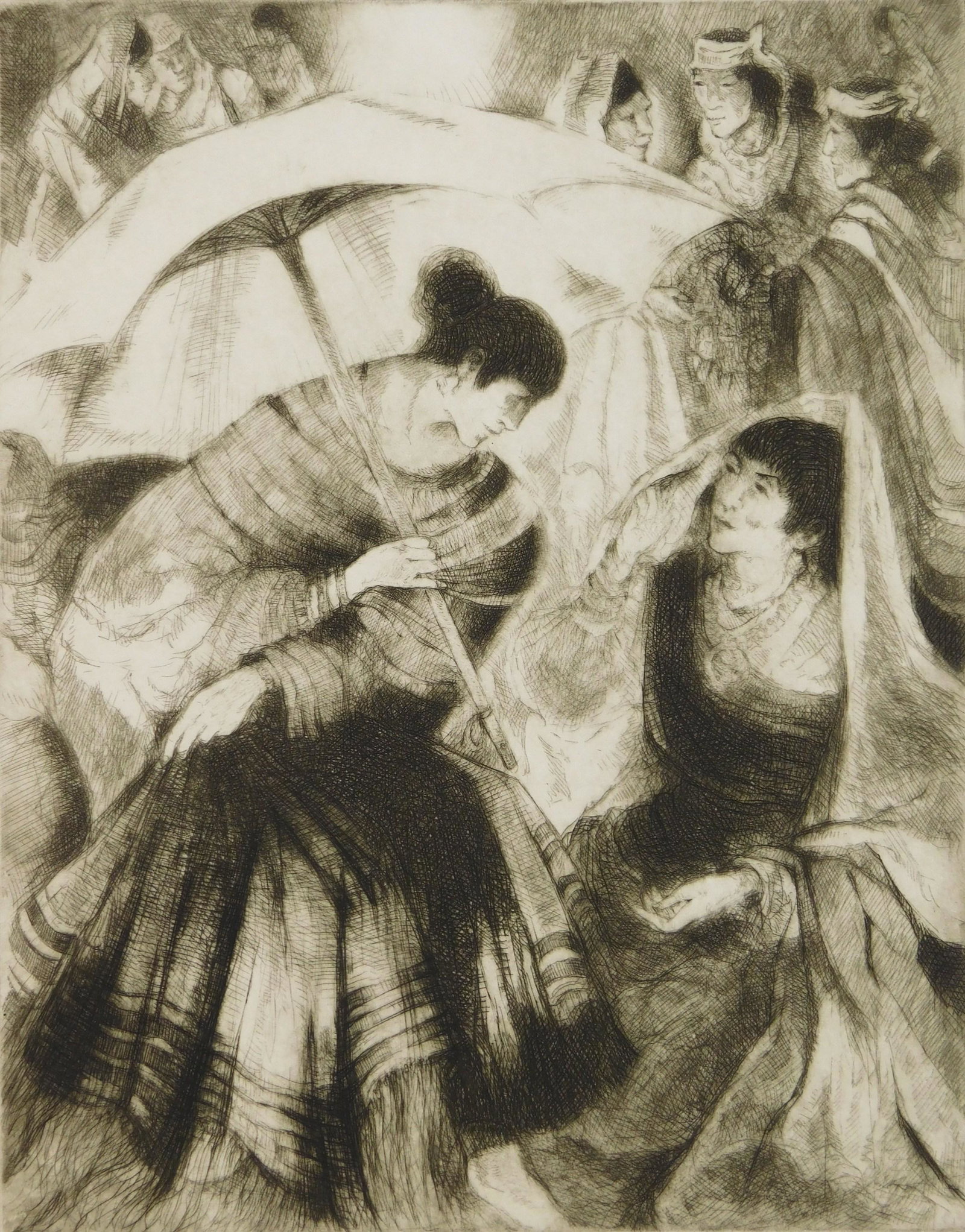 Gene Kloss etching (1 of 4)