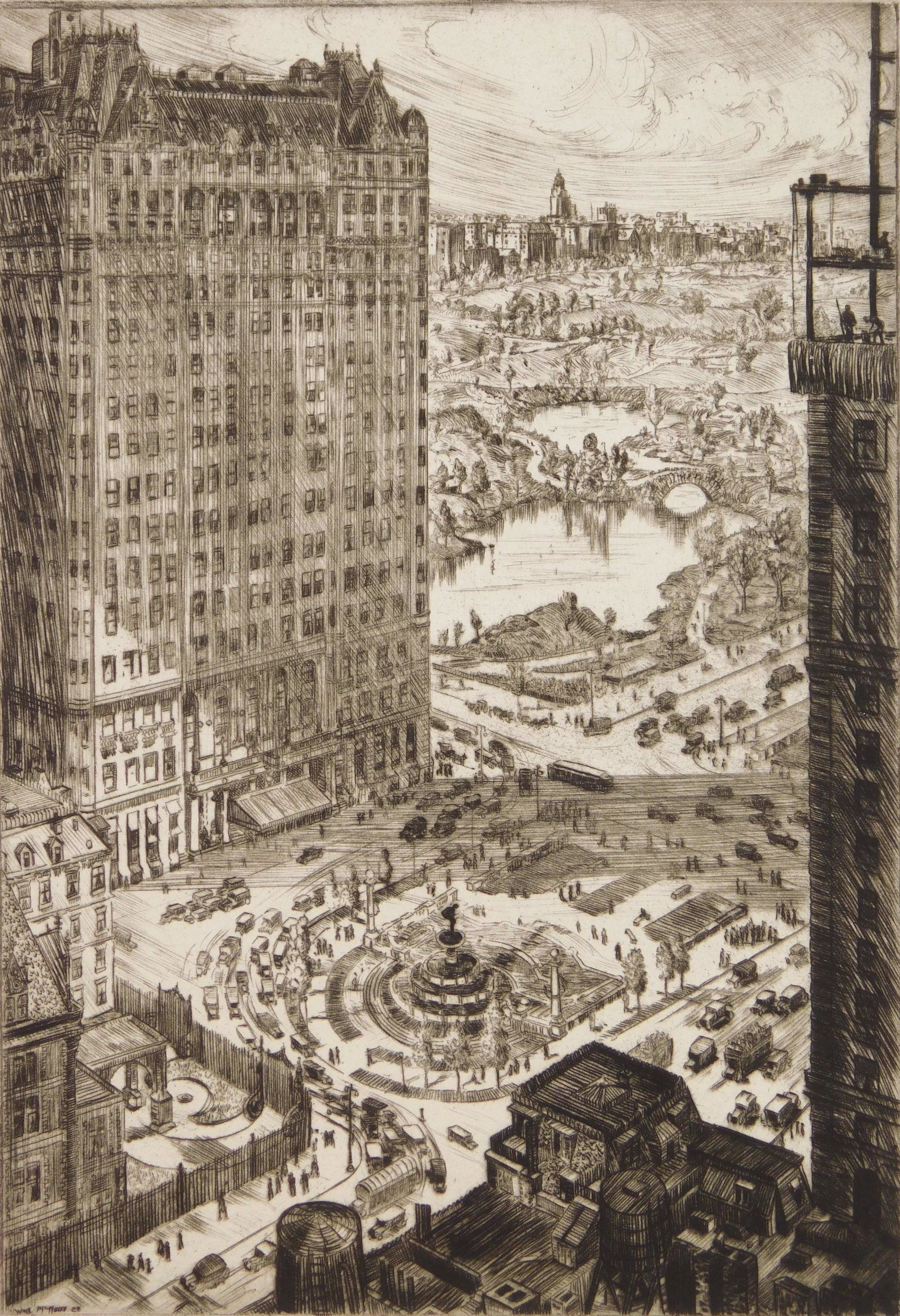 William Mc Nulty etching (1 of 4)