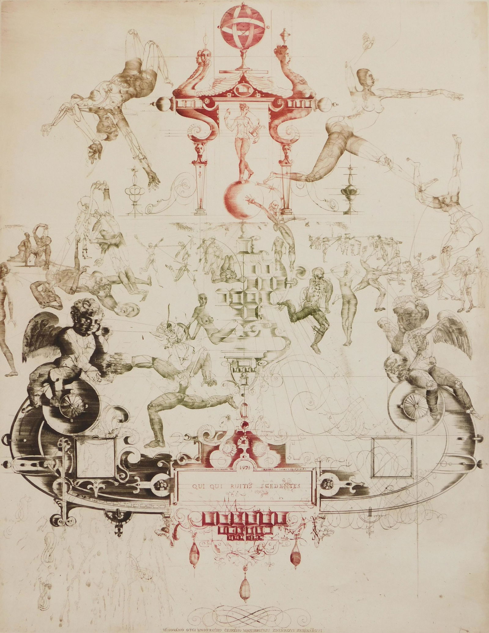 Jiri Anderle mezzotint and drypoint (1 of 3)