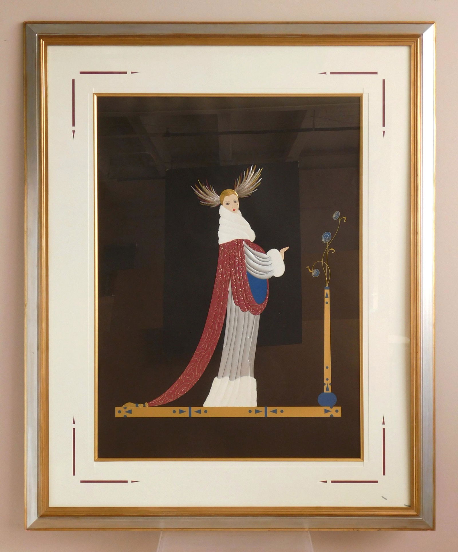 Erte serigraph (1 of 4)