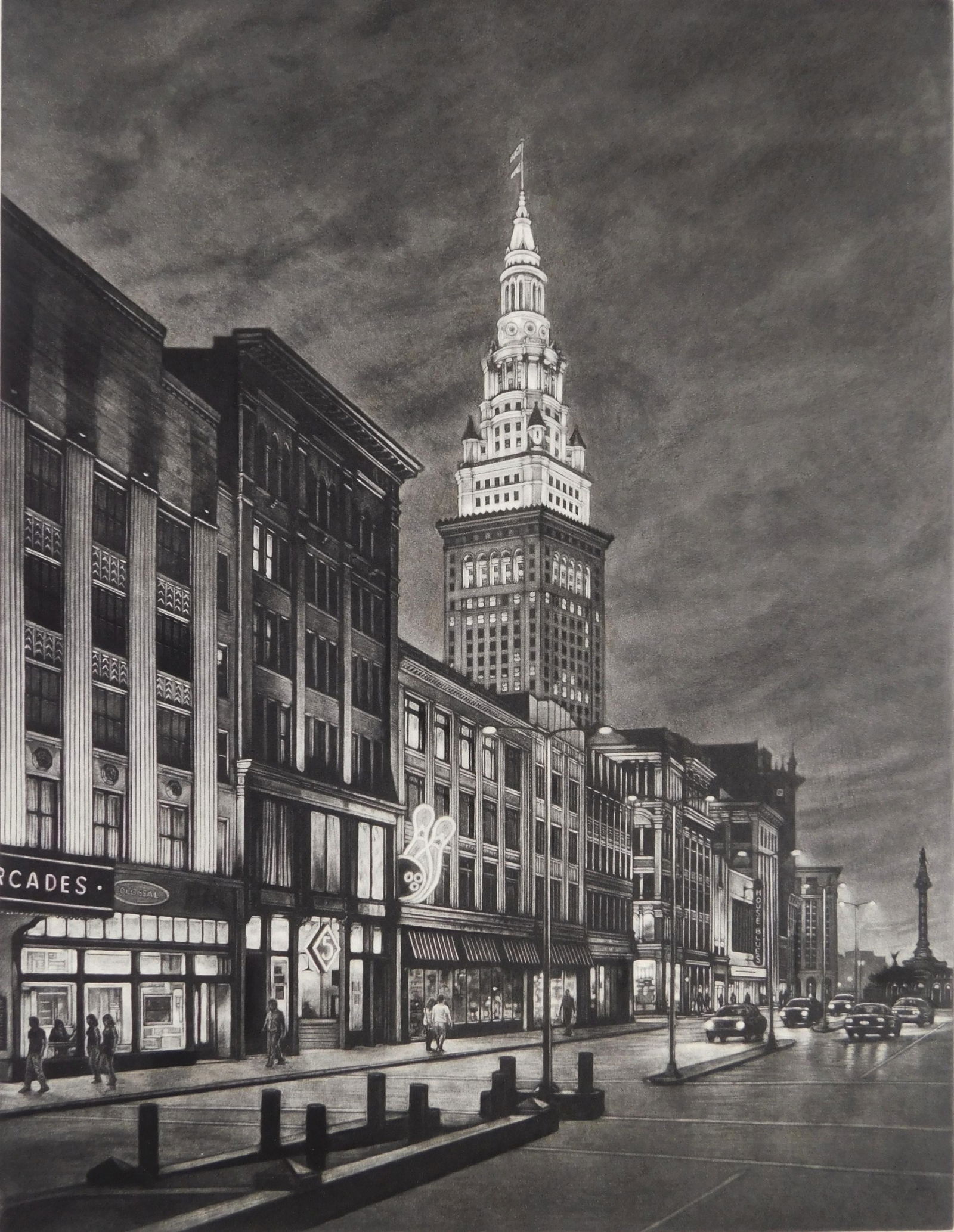 Frederick Mershimer mezzotint (1 of 4)