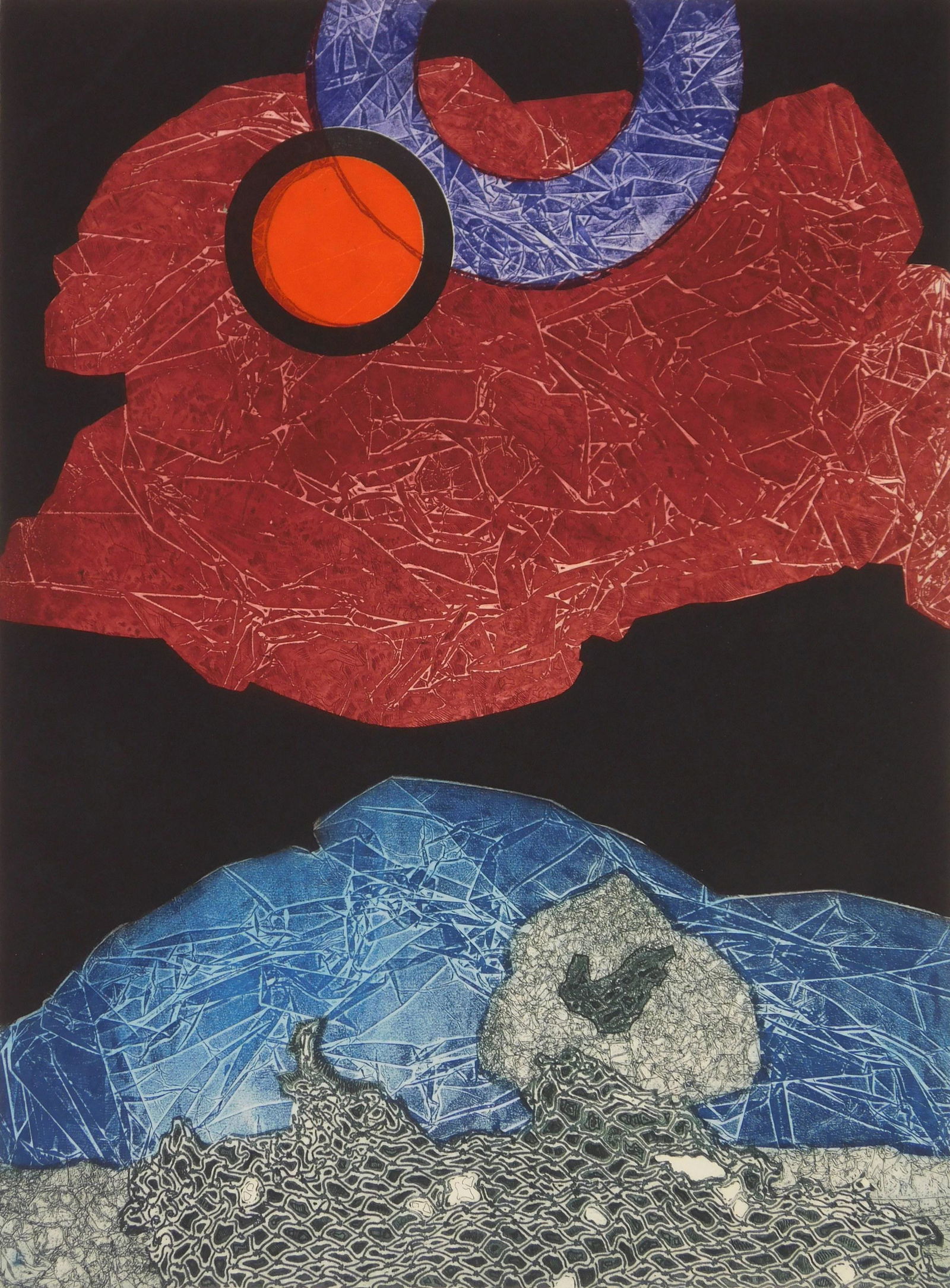 Gabor Peterdi aquatint (1 of 4)