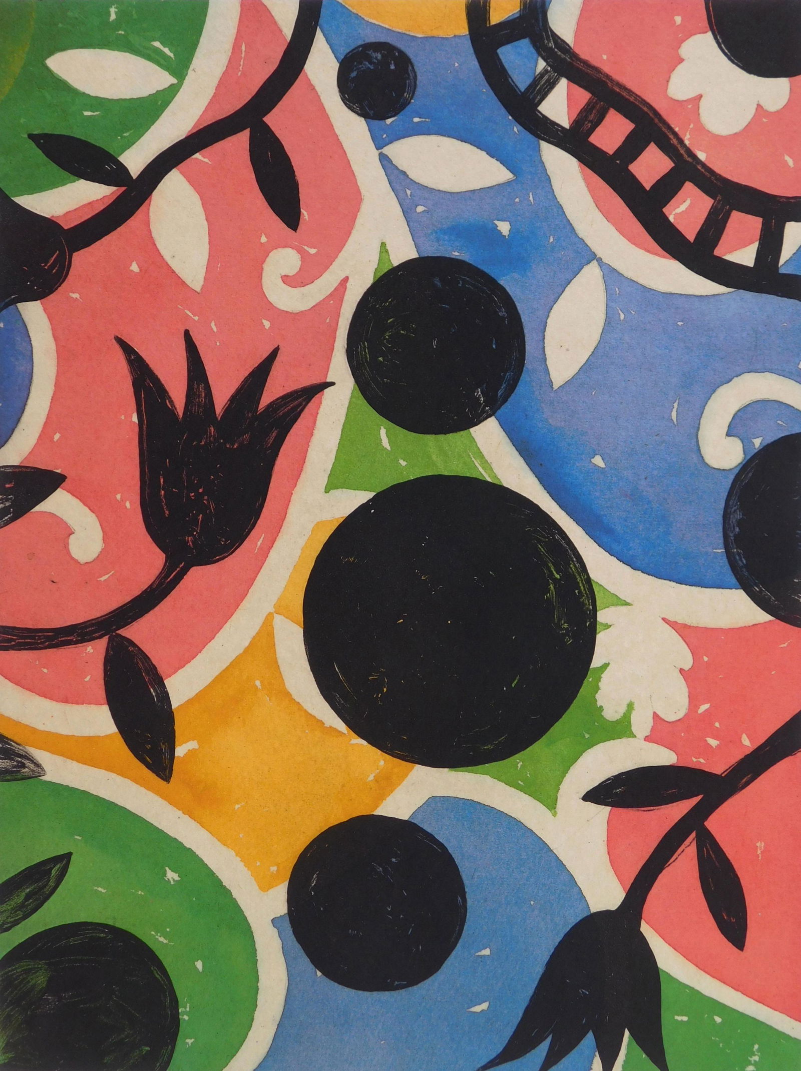 Dan Rizzie gravure on chine colle (1 of 4)