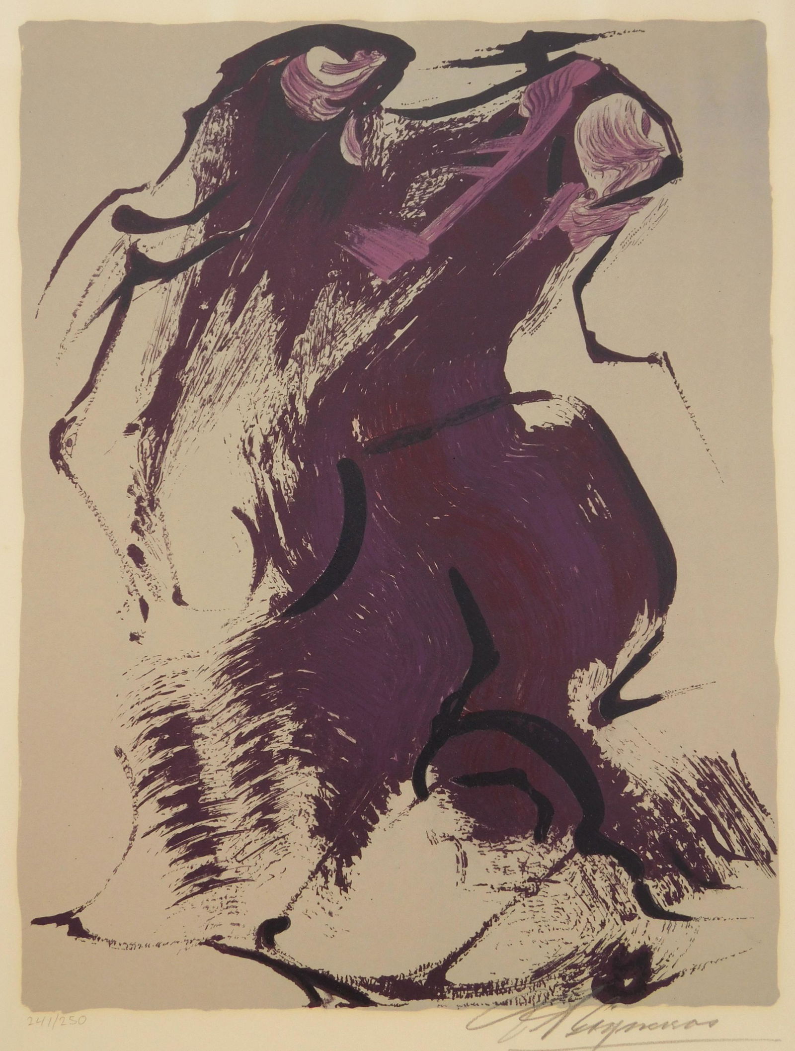 David A. Siqueiros lithograph (1 of 4)