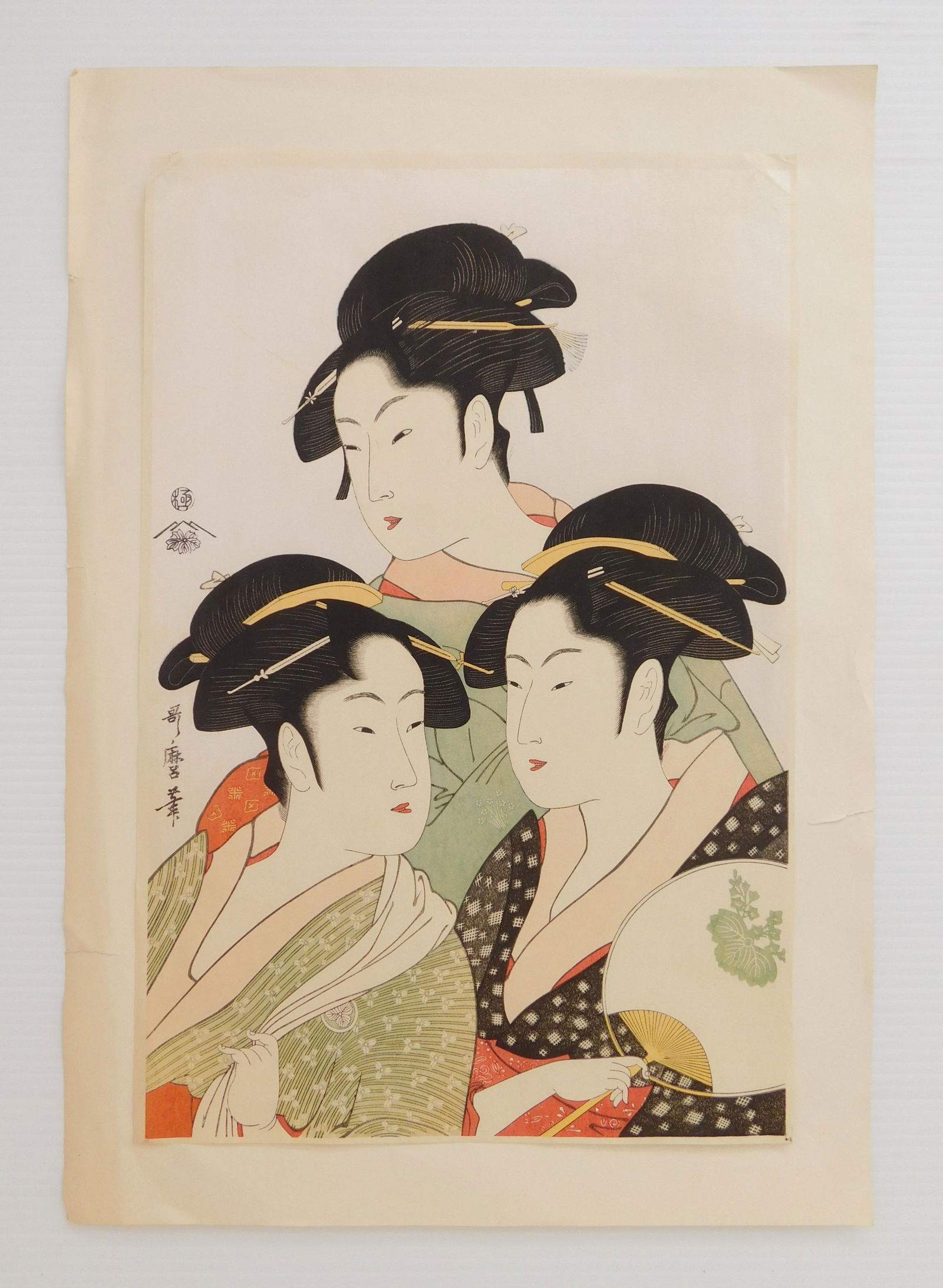 6 Japanese woodblock prints (1 of 3)