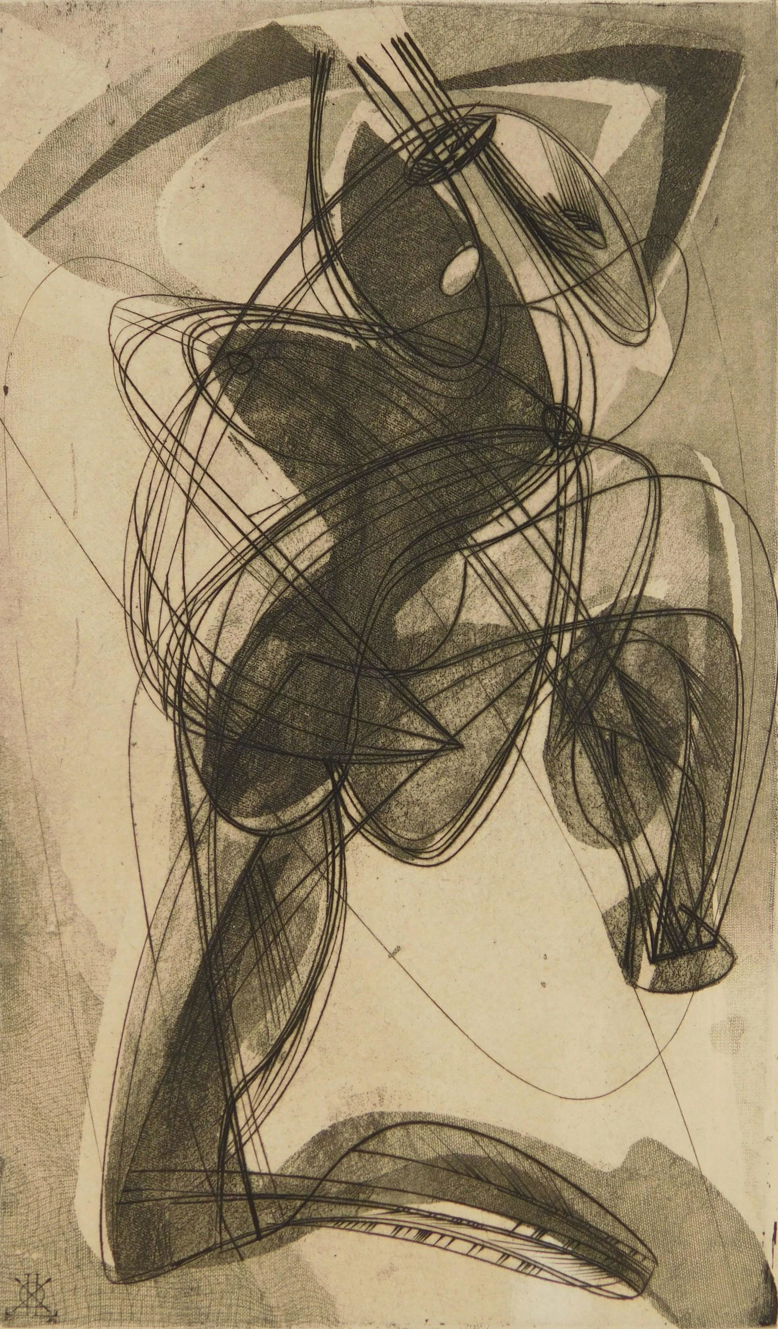 Stanley W. Hayter etching (1 of 5)