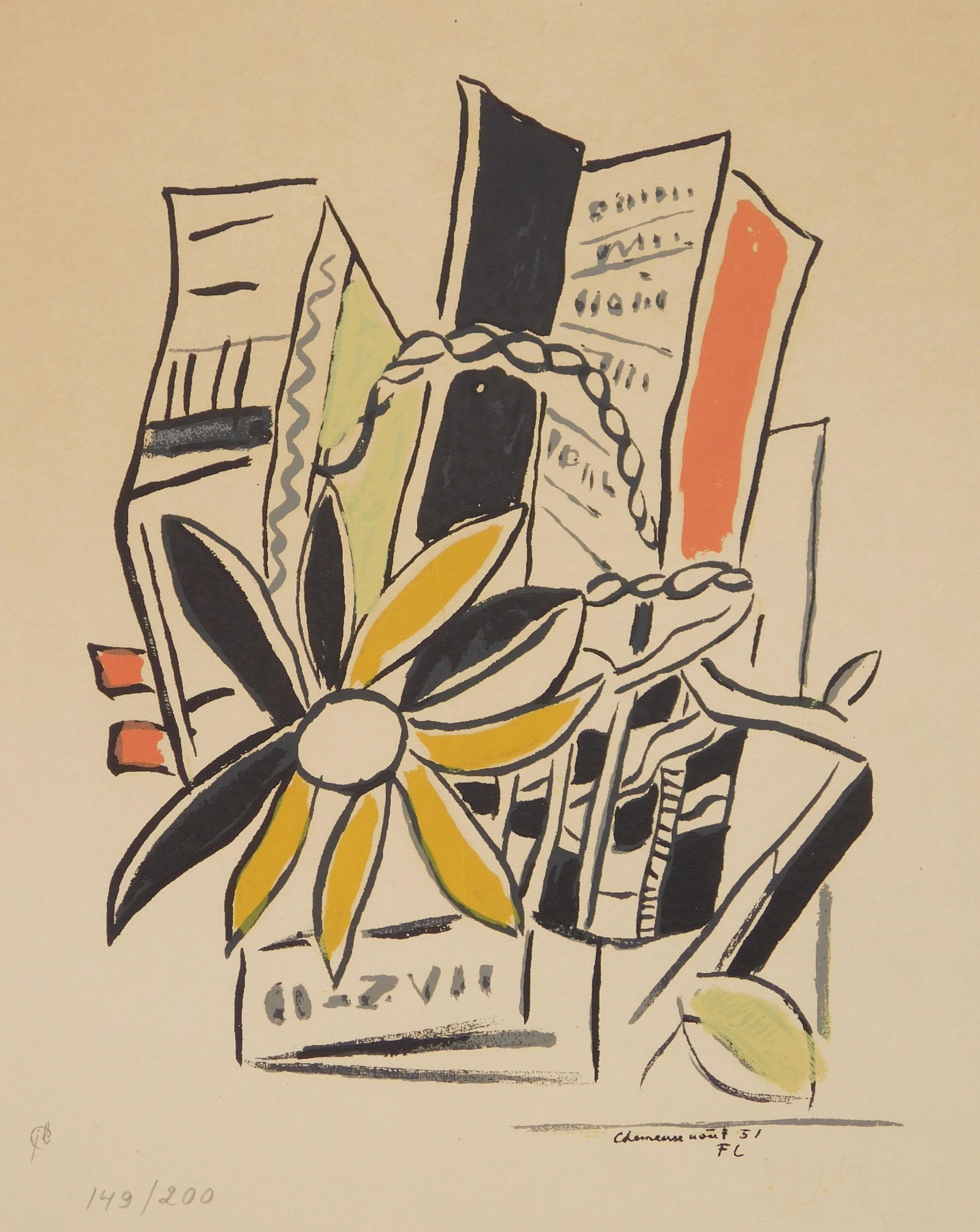 Fernand Leger silkscreen (1 of 3)