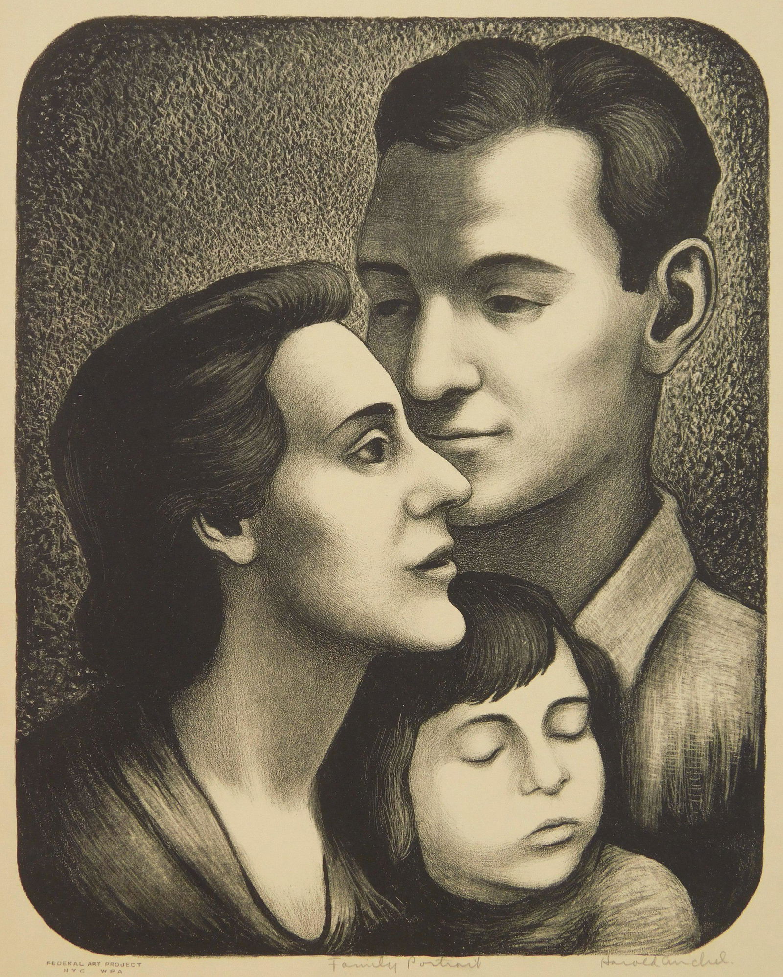 Harold Anchel lithograph (1 of 5)