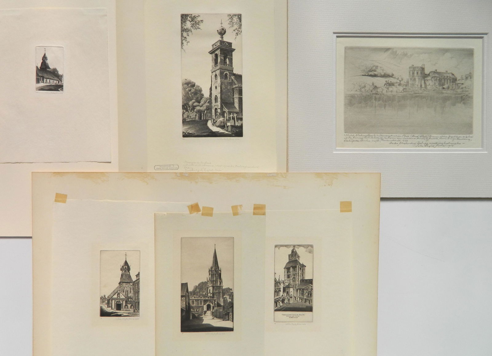 6 John Taylor Arms etchings (1 of 6)