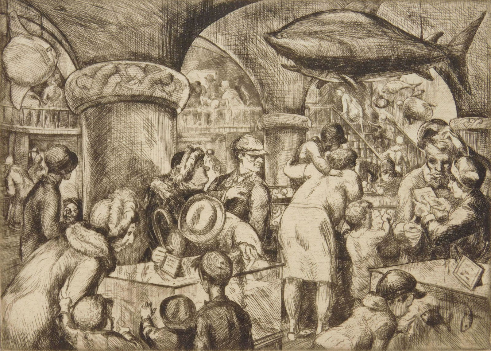 Cecil Bell etching (1 of 4)