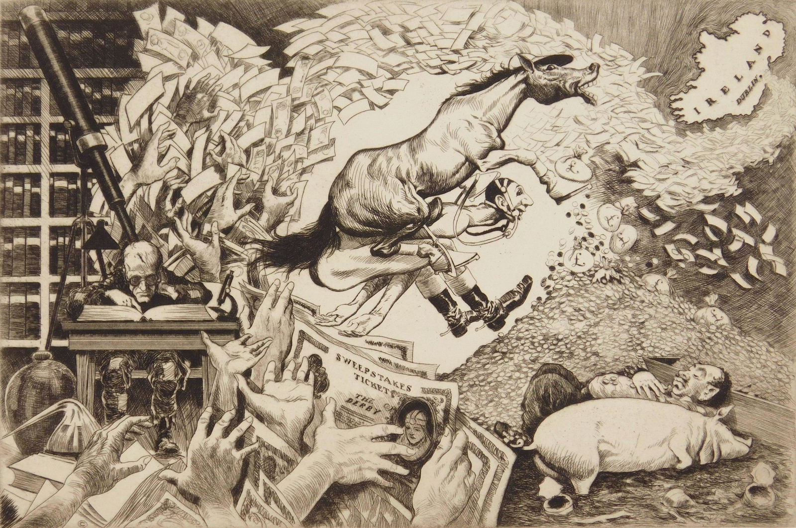Paul Berdanier etching (1 of 4)