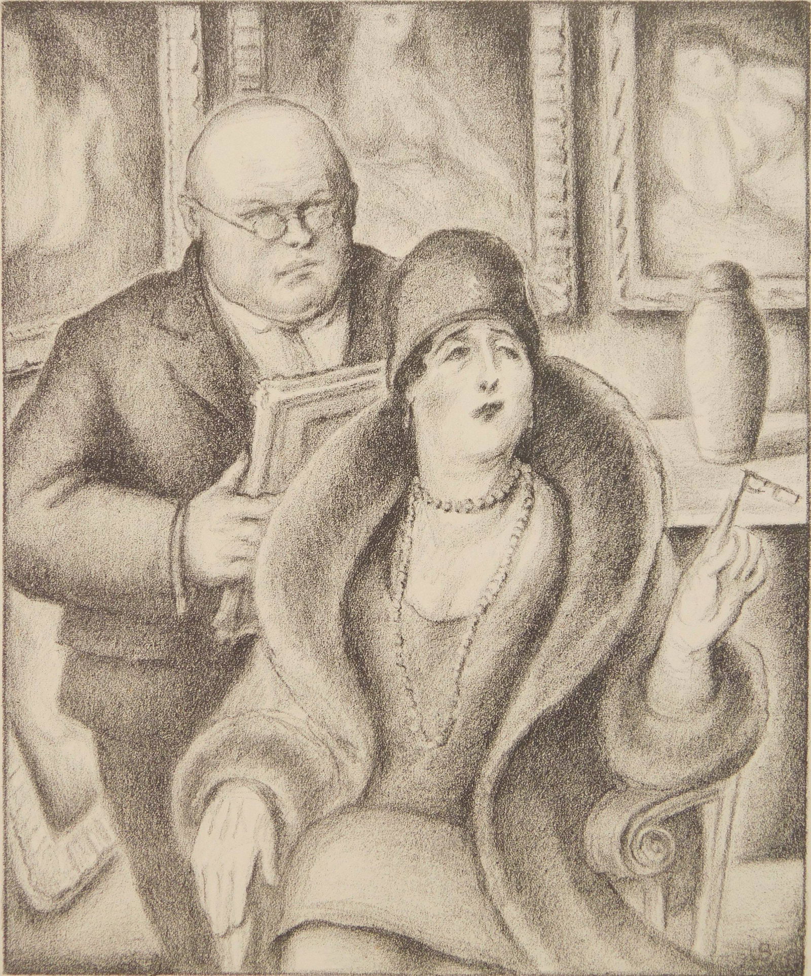 Julius Bloch lithograph (1 of 4)