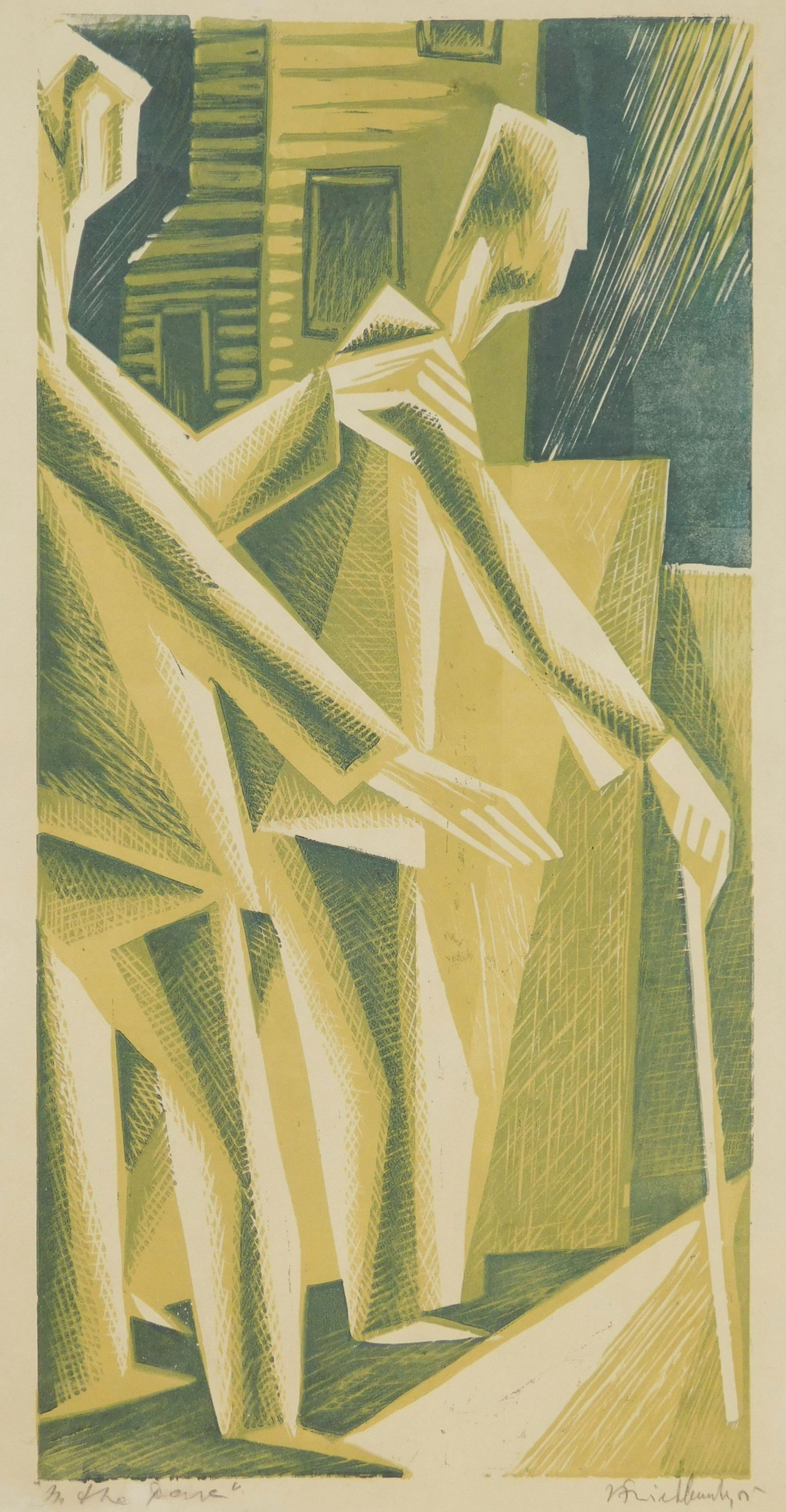 Isaac Friedlander woodcut (1 of 6)